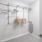 Spacious walk-in closets with shelving in apartment at Reserve at Mendota Village